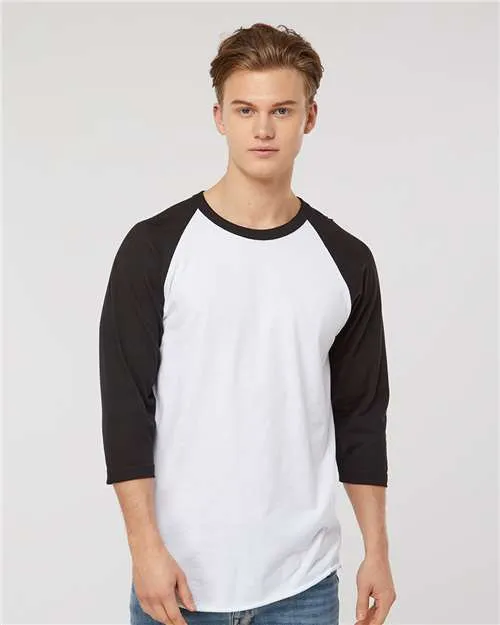 Tultex 245 T-shirt en fine jersey à emmanchure raglan