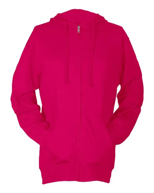 Tultex 260 Pull à capuche avec fermeture éclair et manches longues pour la plage