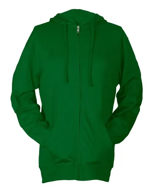 Tultex 260 Pull à capuche avec fermeture éclair et manches longues pour la plage