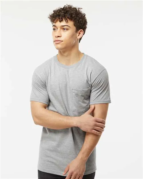 Tultex 293 T-shirt à poche en jersey épais