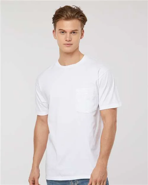 Tultex 293 T-shirt à poche en jersey épais