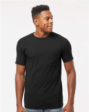 Tultex 293 T-shirt à poche en jersey épais