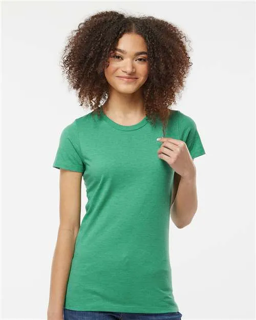 Tultex 542 T-shirt Premium pour Femmes en Mélange de Coton
