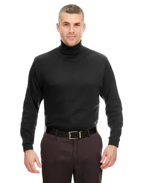 UltraClub 8511 Pull col roulé à manches longues pour adulte en maille égyptienne