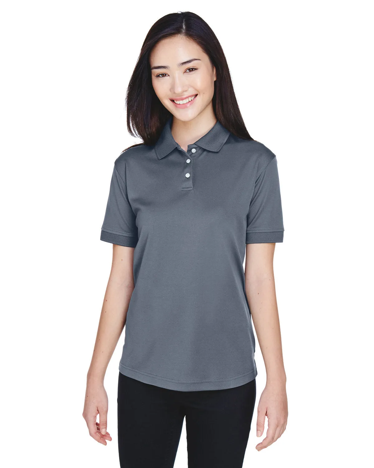 UltraClub U8315L Polo Performance Platine pour Femmes avec Technologie TempControl