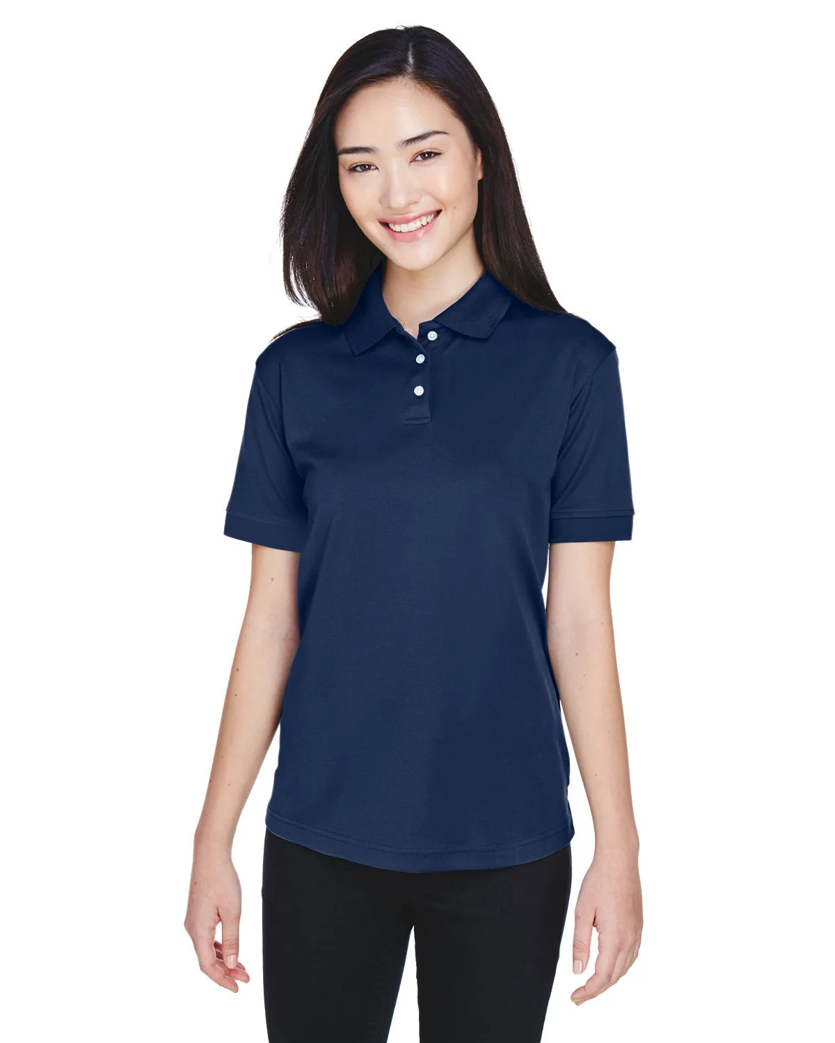 UltraClub U8315L Polo Performance Platine pour Femmes avec Technologie TempControl