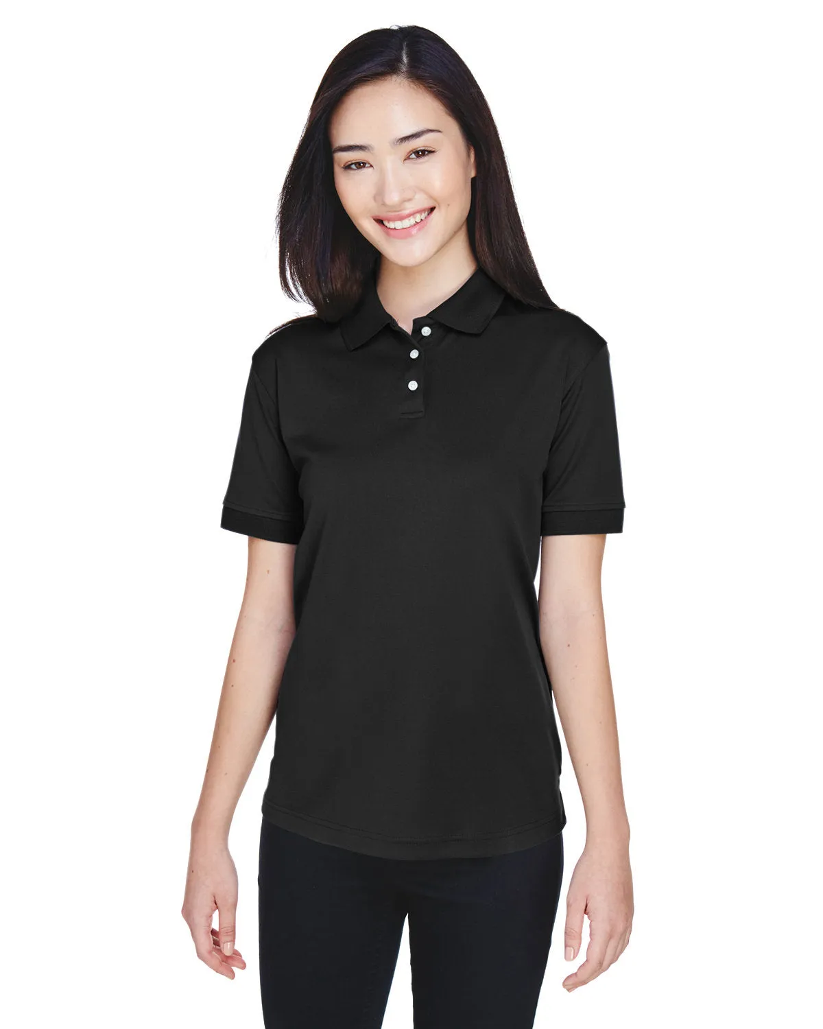 UltraClub U8315L Polo Performance Platine pour Femmes avec Technologie TempControl
