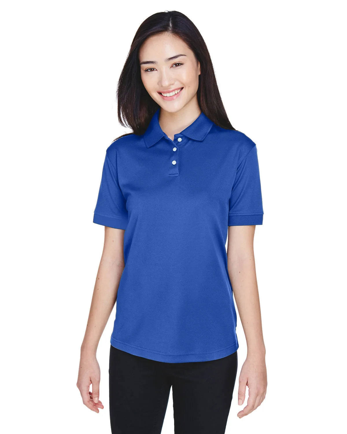 UltraClub U8315L Polo Performance Platine pour Femmes avec Technologie TempControl