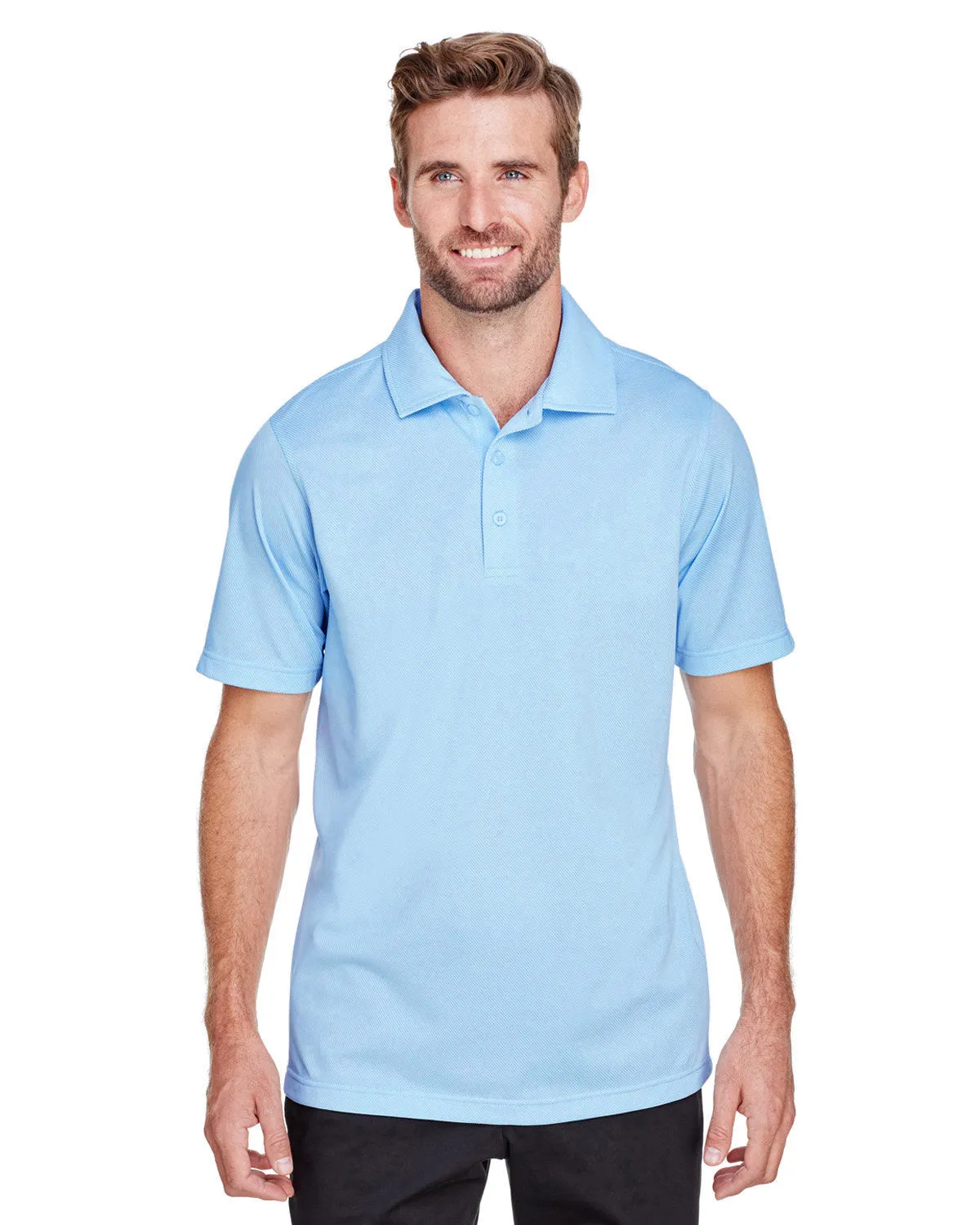 UltraClub UC102 Polo Performance en Tweed Cavalerie pour Homme