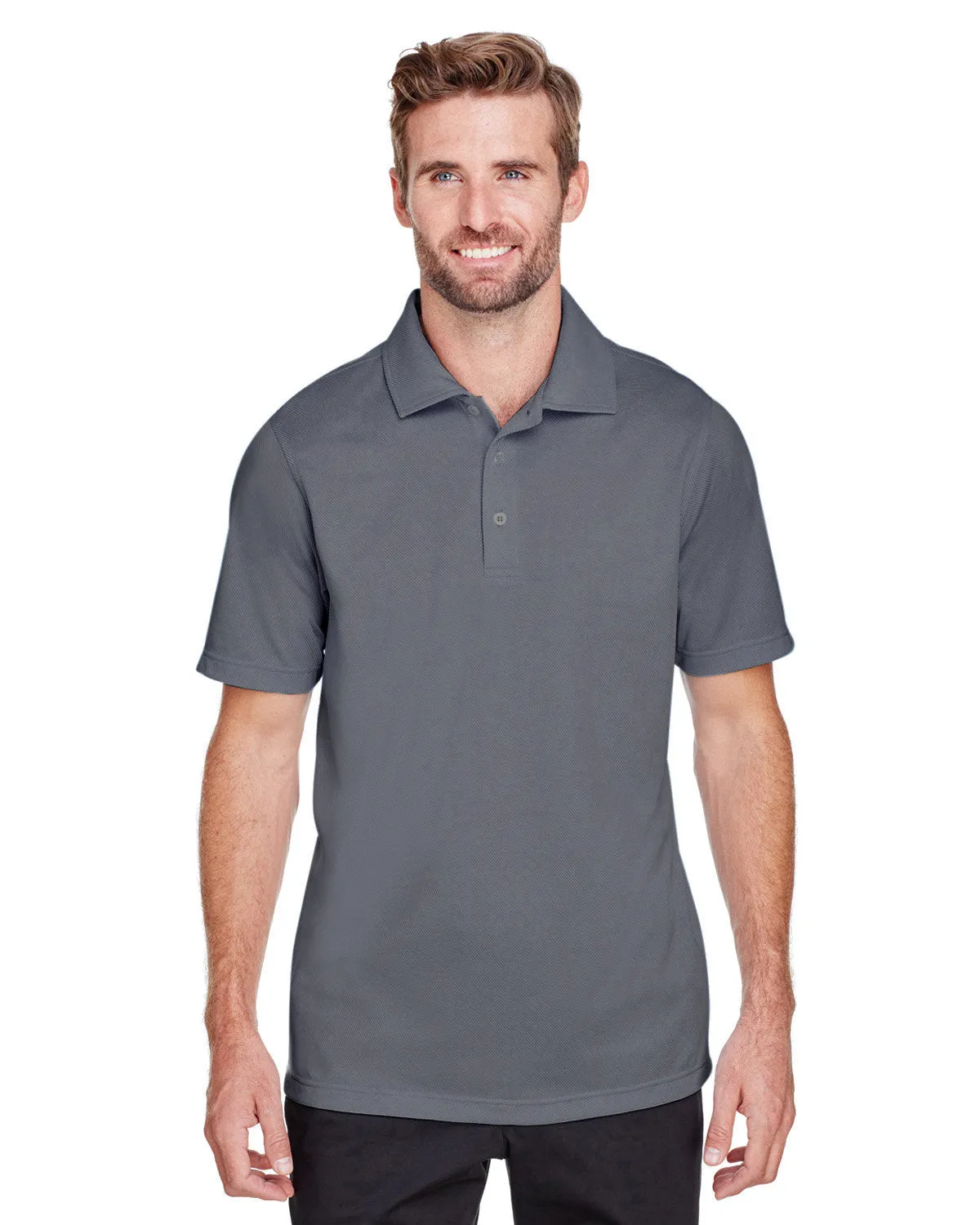 UltraClub UC102 Polo Performance en Tweed Cavalerie pour Homme