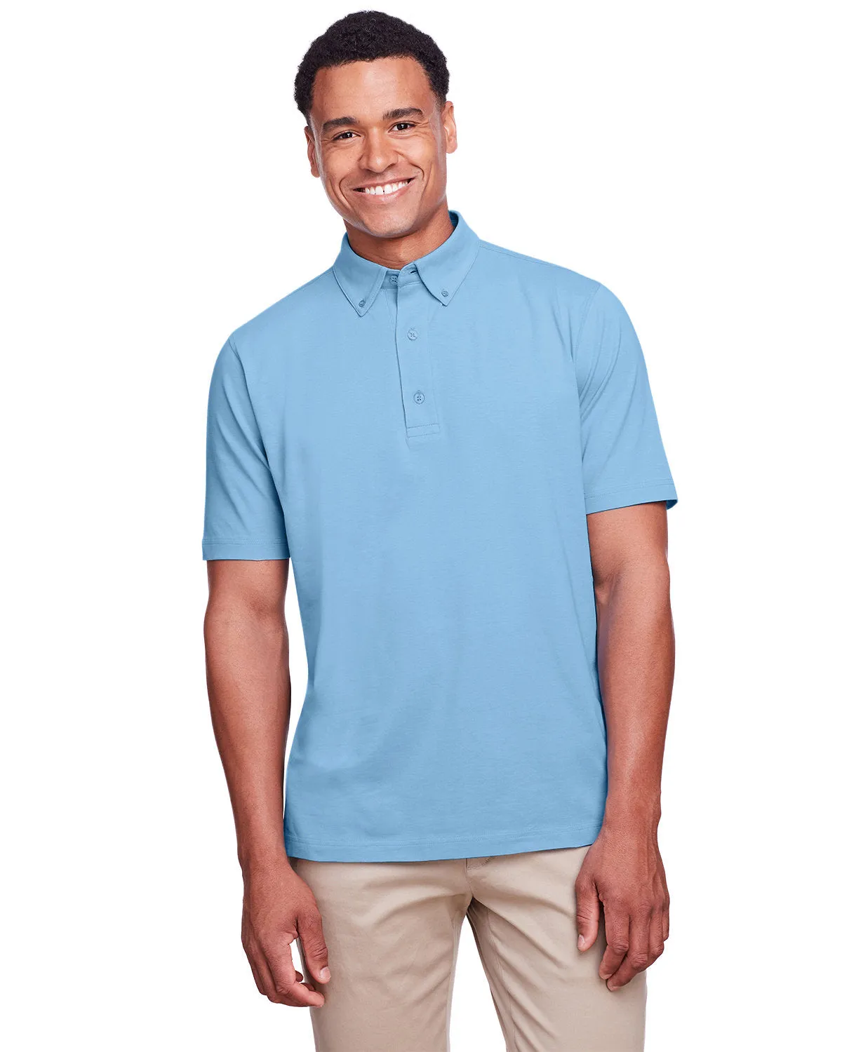 UltraClub UC105 Polo Performance en Coton Extensible pour Hommes Lakeshore