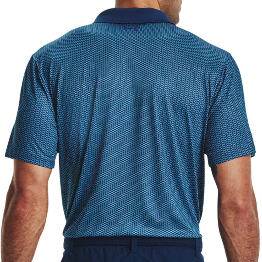 Polo Performance 3.0 à Monogramme Amovible Under Armour - Bleu Mirage Vêtements Under Armour