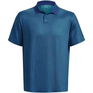 Polo Performance 3.0 à Monogramme Amovible Under Armour - Bleu Mirage Vêtements Under Armour
