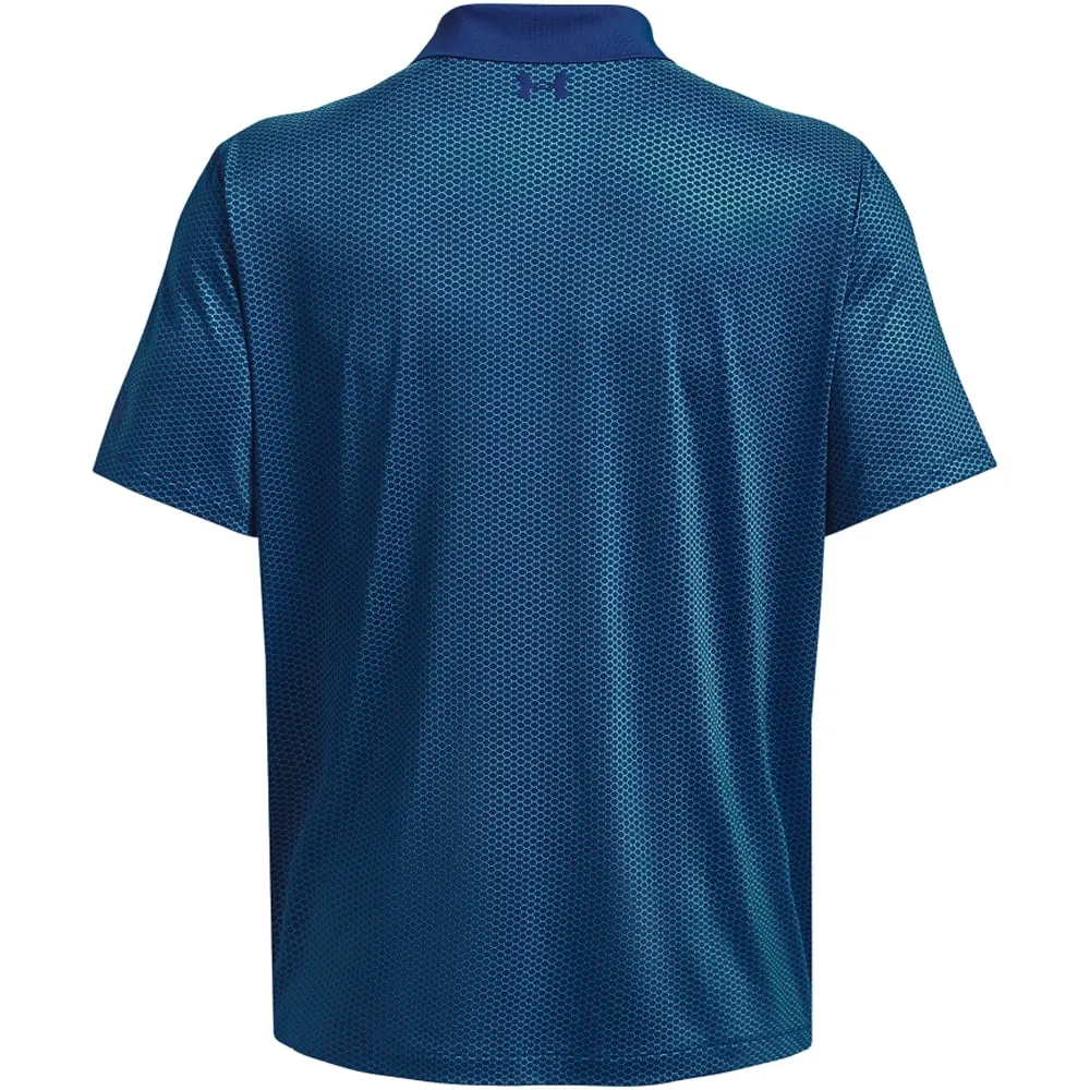 Polo Performance 3.0 à Monogramme Amovible Under Armour - Bleu Mirage Vêtements Under Armour