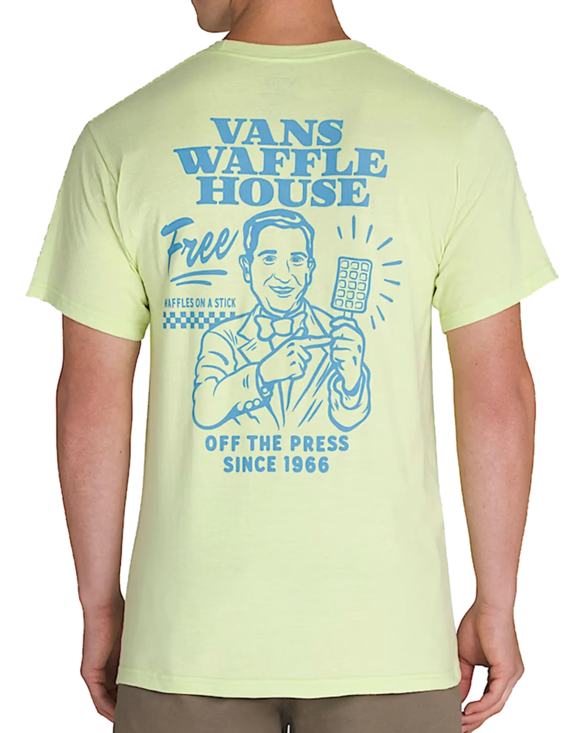 T-shirt Death Grip de Vans en vert lime ombré