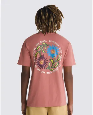 T-shirt VANS Dual Bloom à manches courtes - Rose fané