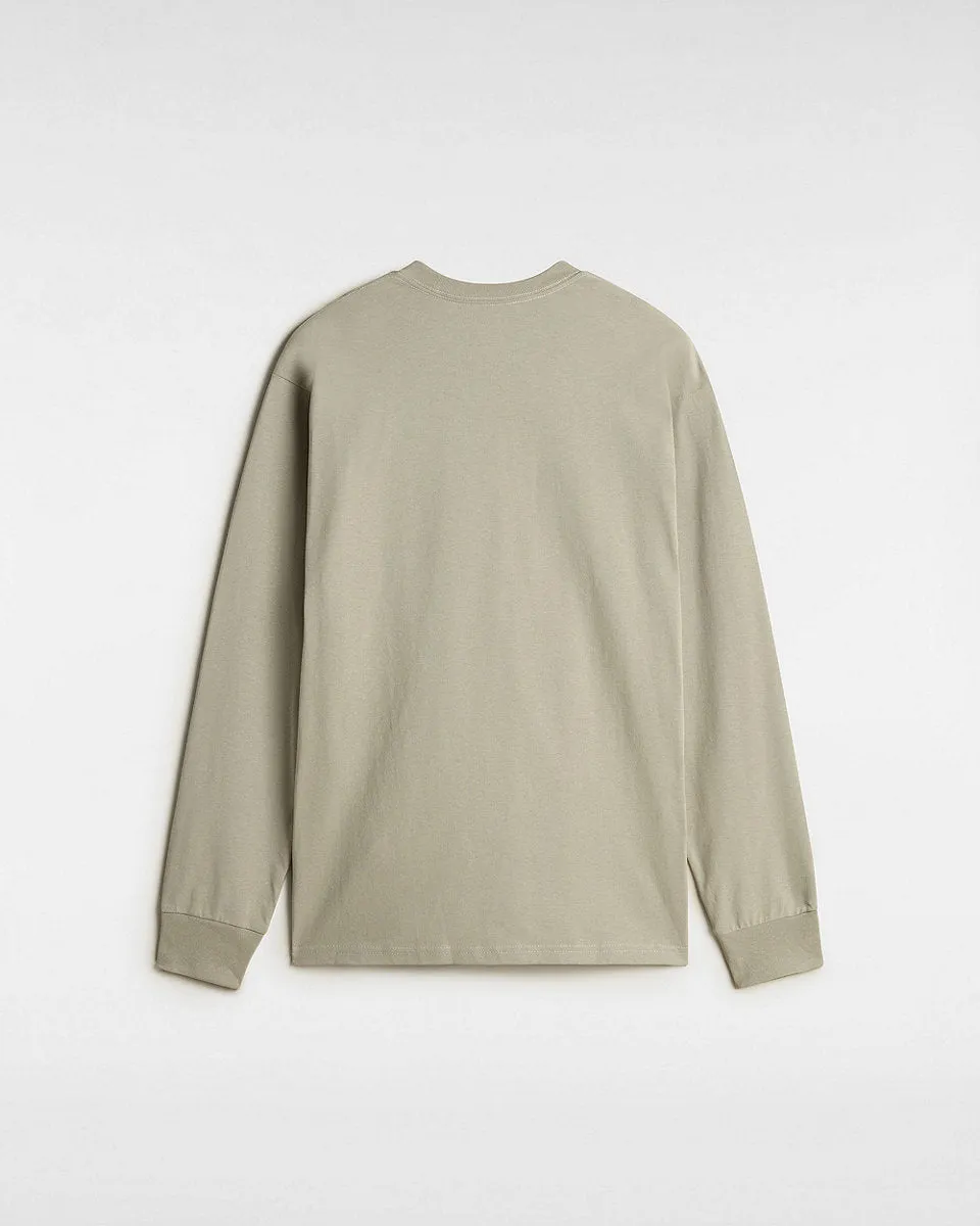 T-shirt manches longues Vans Salton pour homme - Gris brouillard de Londres