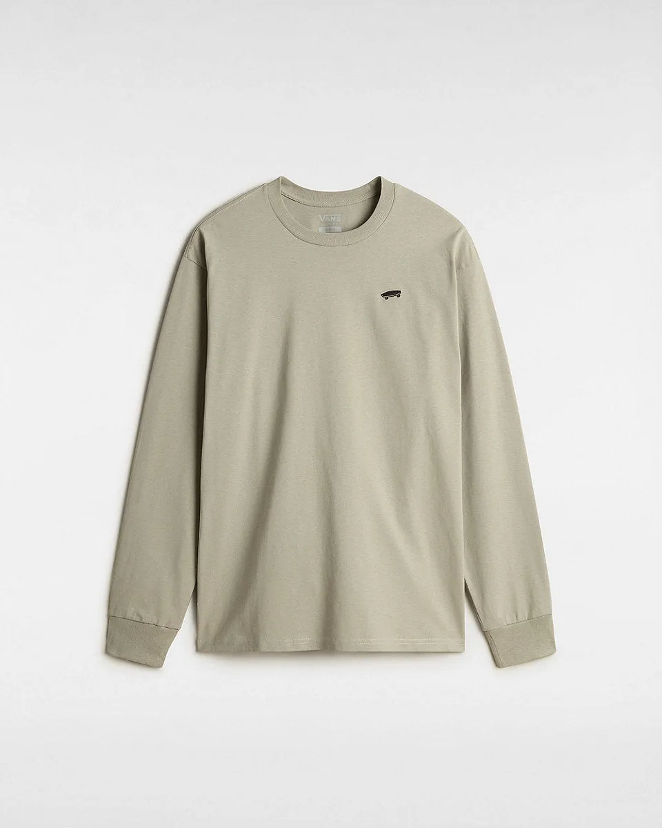 T-shirt manches longues Vans Salton pour homme - Gris brouillard de Londres