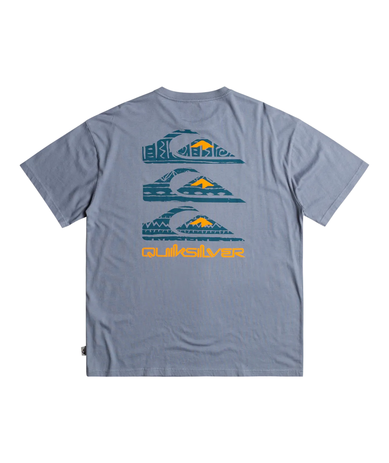 T-shirt à logos verticaux en pierre de silex