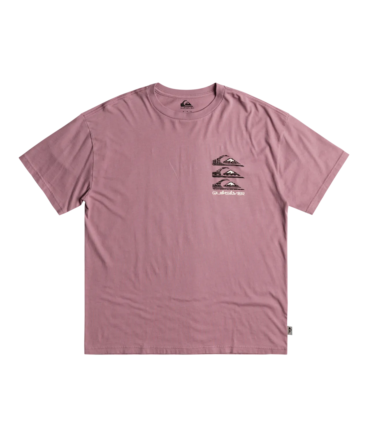 T-shirt à logos verticaux en Grape Shake