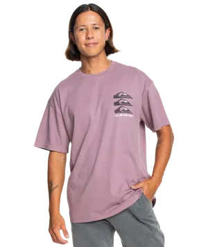 T-shirt à logos verticaux en Grape Shake