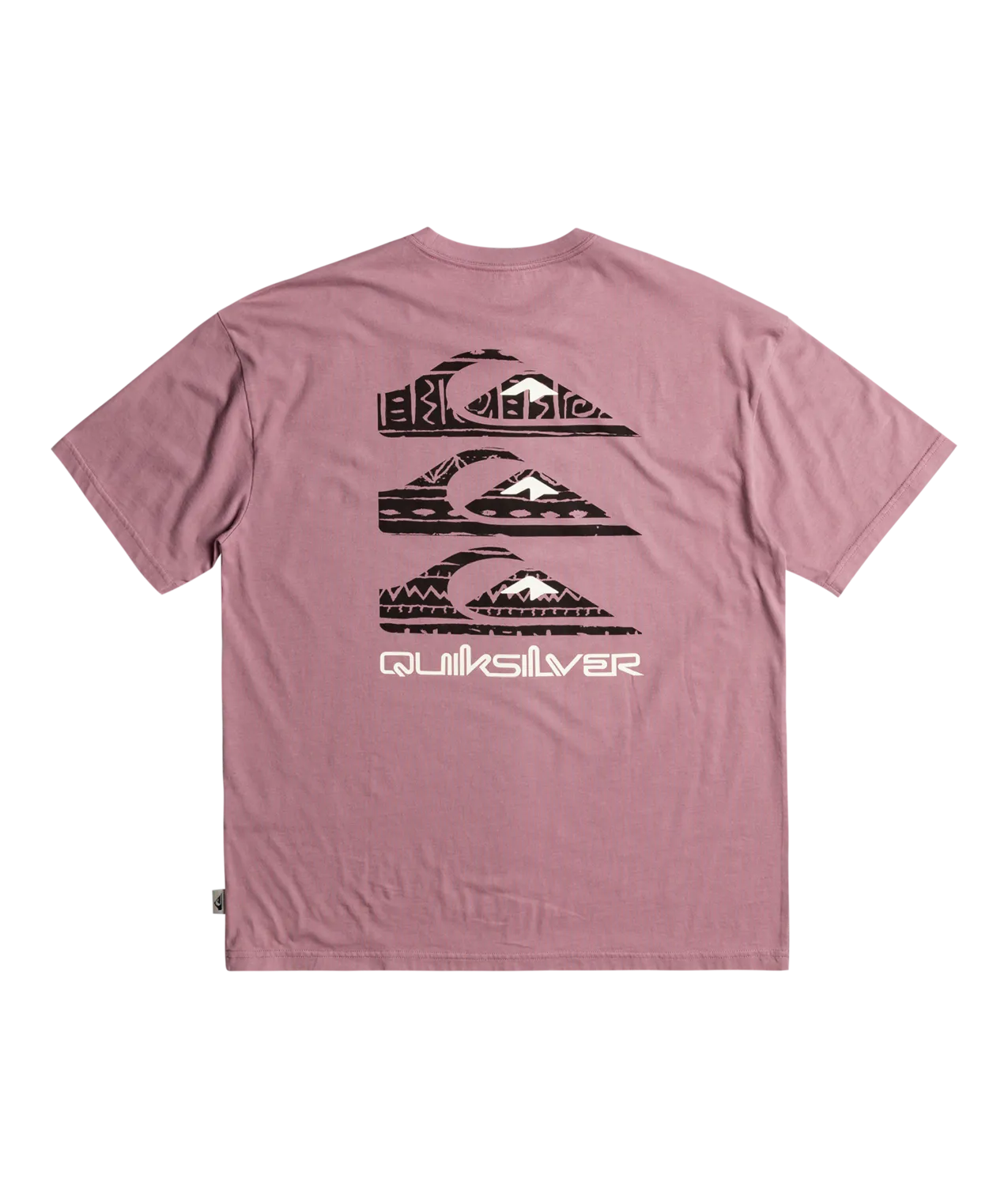 T-shirt à logos verticaux en Grape Shake