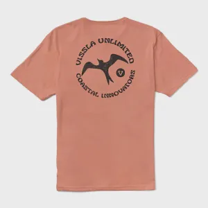 T-shirt bio Vissla Coastal Innovators pour homme - Papaye