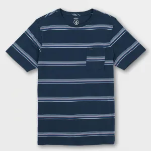 Volcom Outstoned SS Crew Shirt - Marine