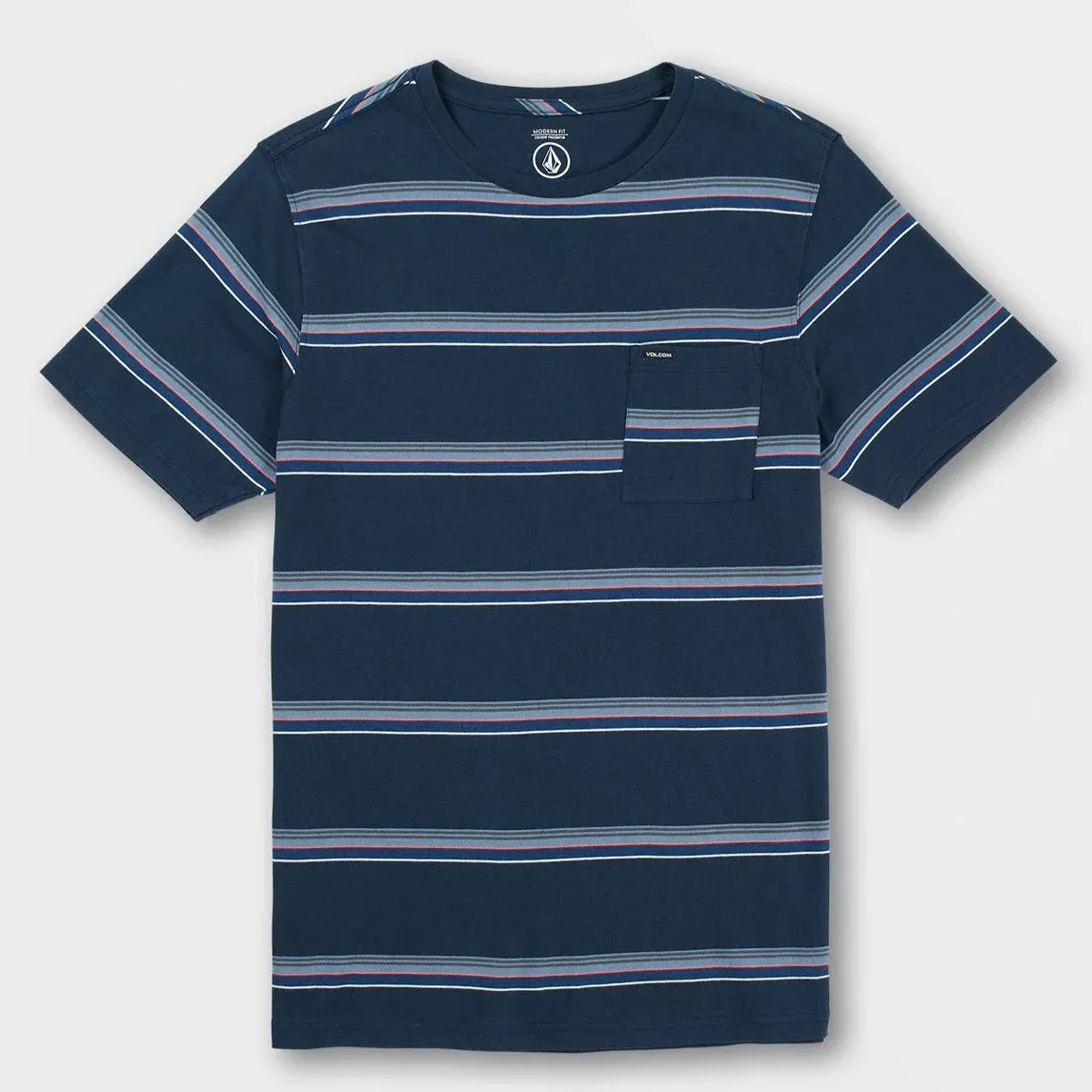 Volcom Outstoned SS Crew Shirt - Marine