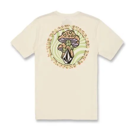 Volcom Psychike Farm to Yarn T-Shirt Manches Courtes - Blanc Cassé