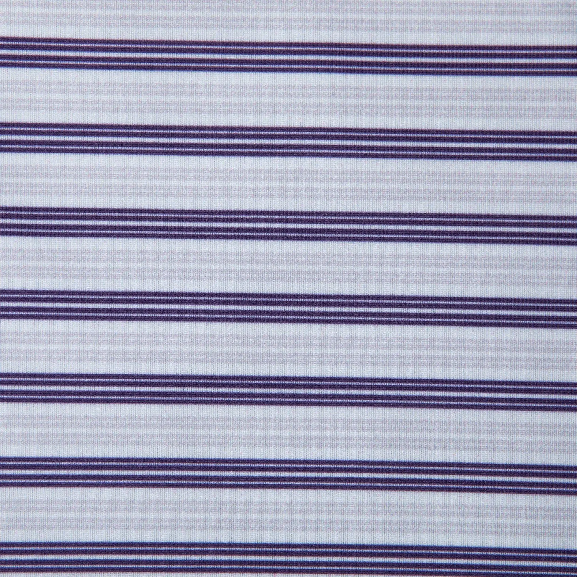 Polo de Performance à Rayures Wedge - Loganberry