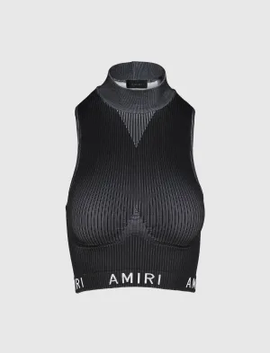 HAUT EN MAILLE SANS COUTURE POUR FEMME
