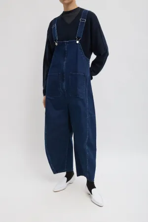 Combinaison classique en denim Tibi Tibi pour femmes - Indigo