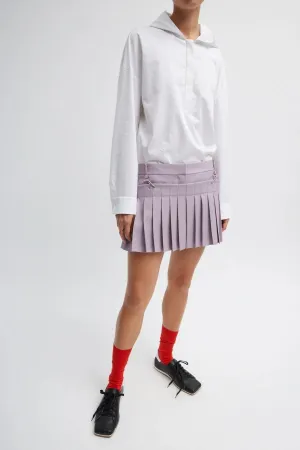 Short plissé convertible Tibi Tibi Grain De Poudre pour femme - Taro