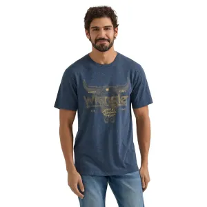 T-shirt pour hommes Wrangler en saphir foncé - Vêtements Wrangler