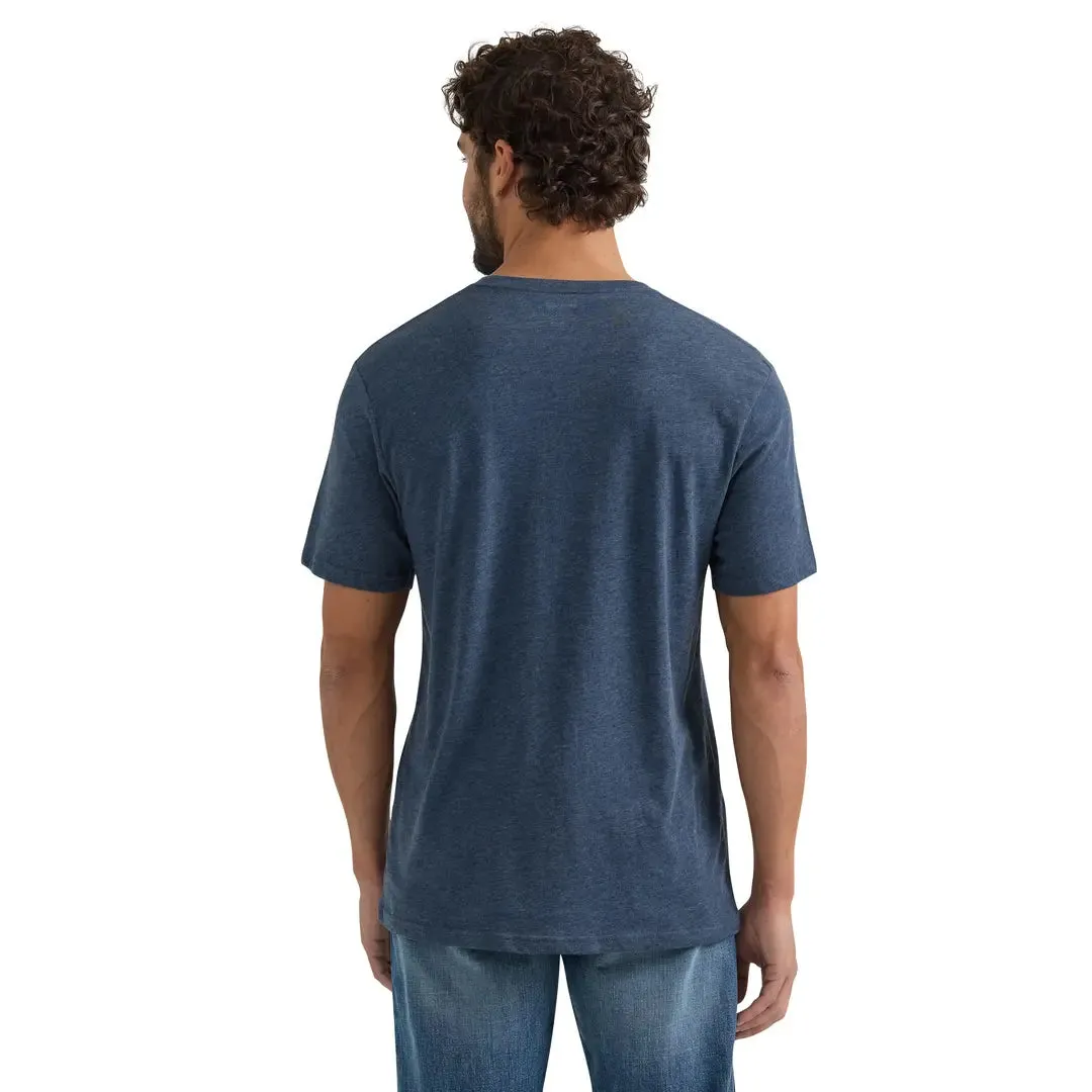 T-shirt pour hommes Wrangler en saphir foncé - Vêtements Wrangler