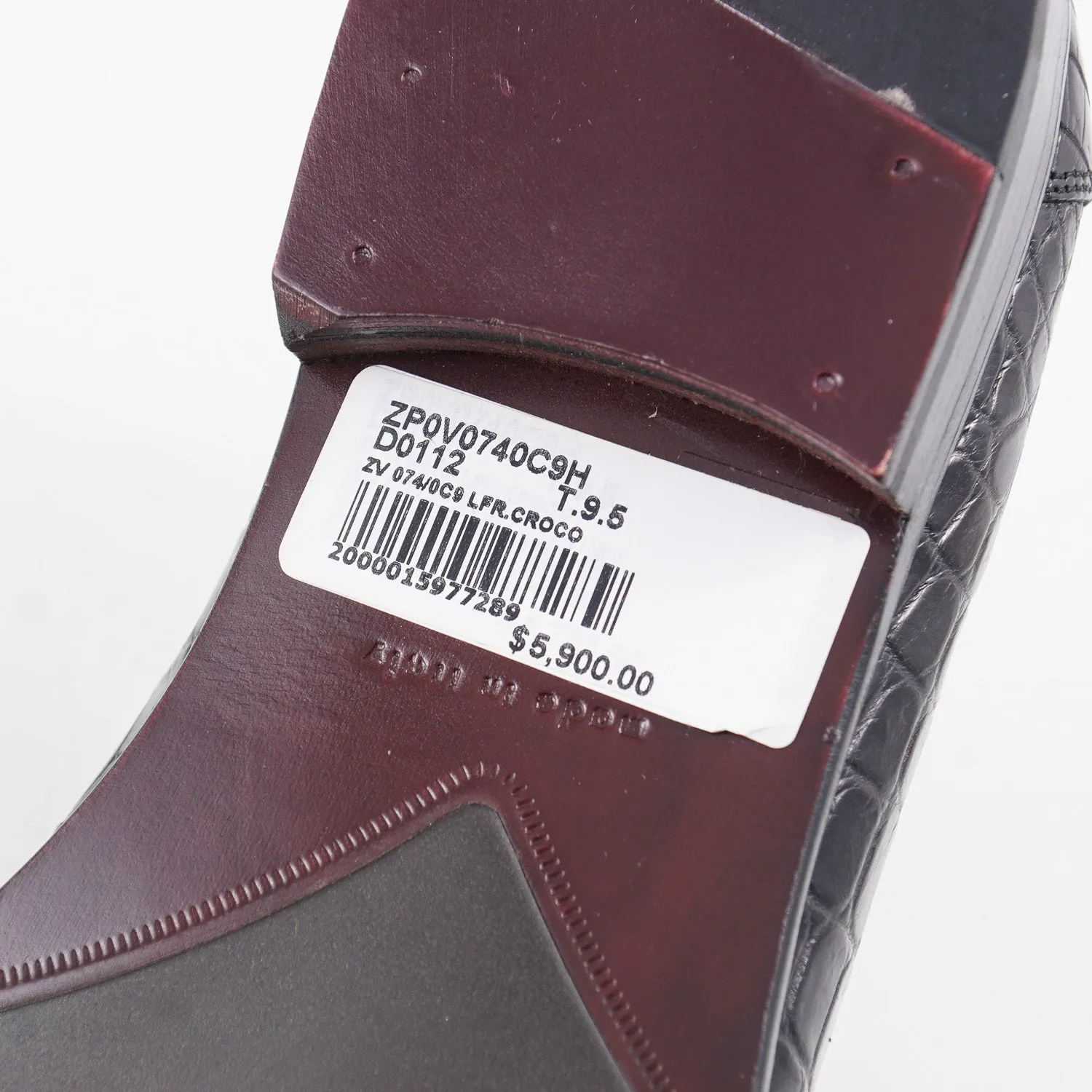 Zilli Black Mocassins en Pleine Peau de Crocodile Vêtements_Zilli