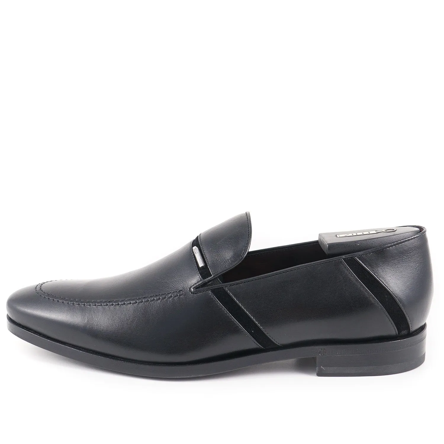 Mocassins Zilli en cuir de veau et daim