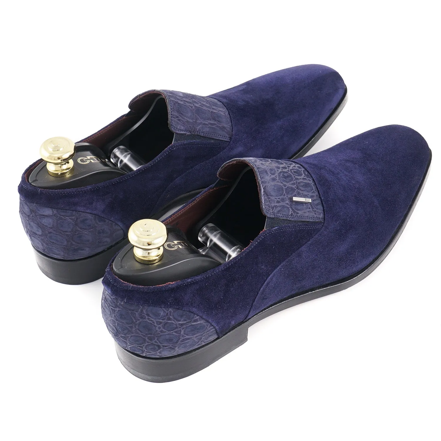 Mocassins en Suédine de Veau et Caïman Zilli Vêtements_Zilli