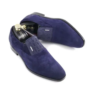 Mocassins en Suédine de Veau et Caïman Zilli Vêtements_Zilli