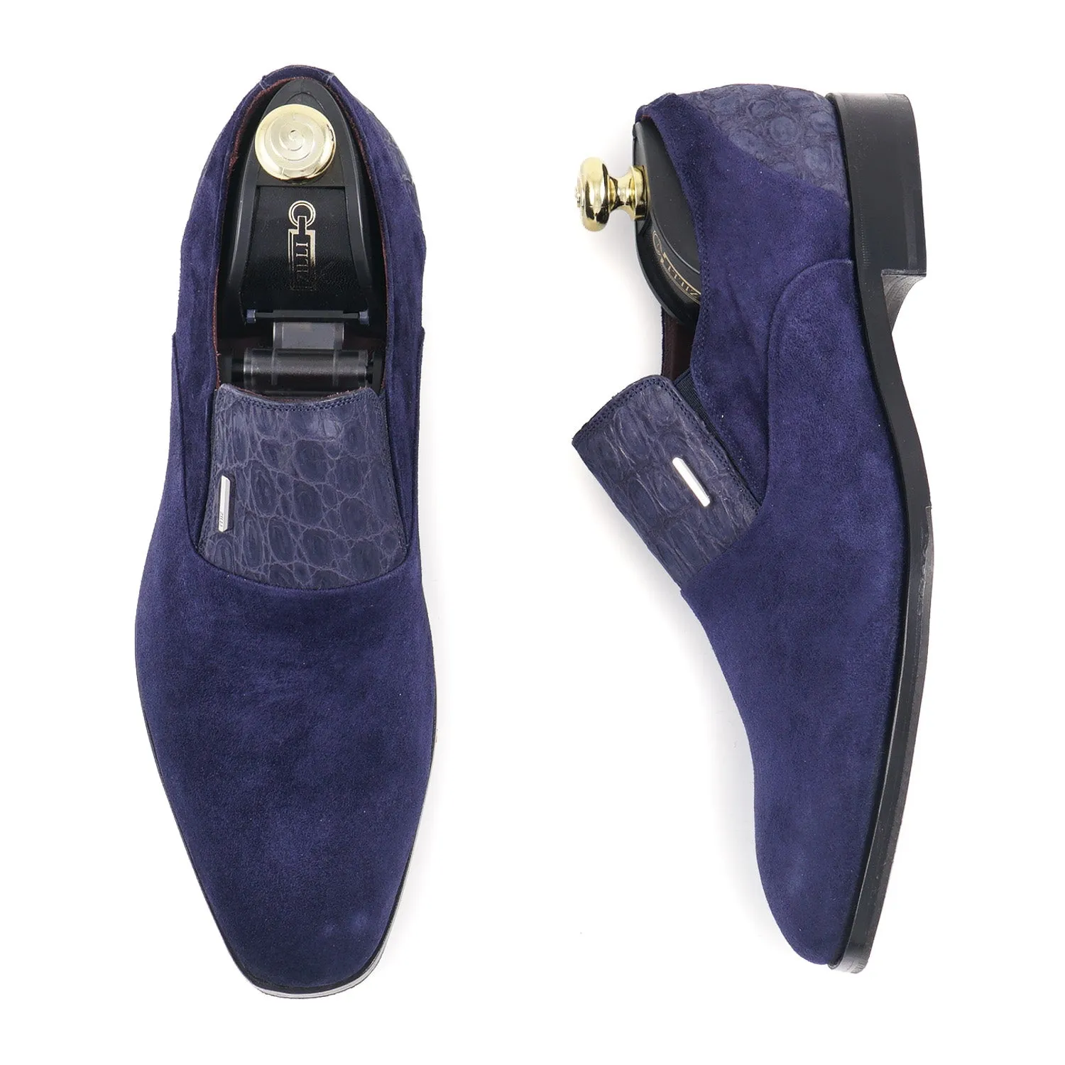Mocassins en Suédine de Veau et Caïman Zilli Vêtements_Zilli