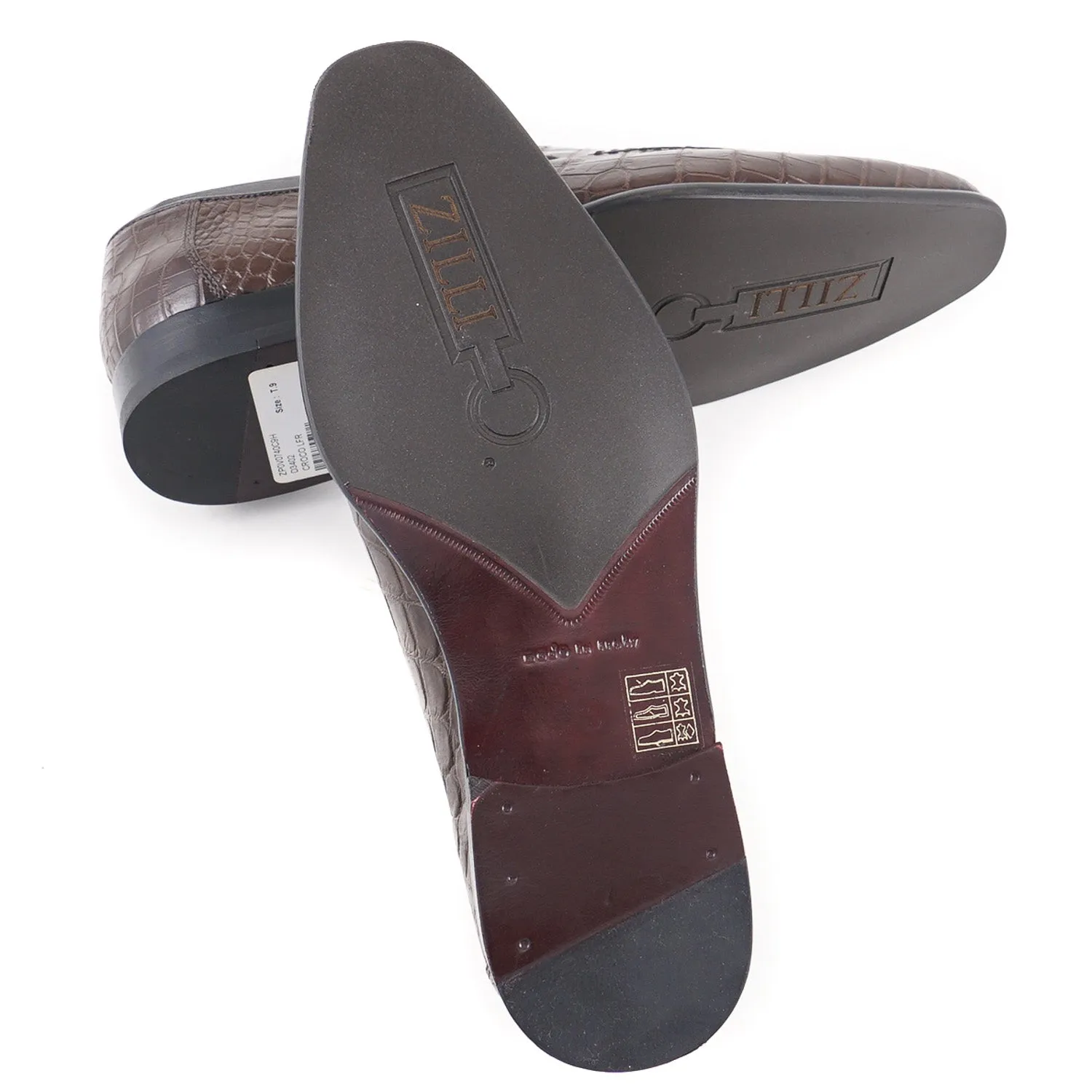 Zilli Chaussures Richelieu en Pleine Peau de Crocodile Vêtements_Zilli