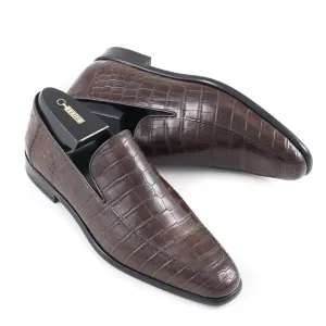 Zilli Chaussures Richelieu en Pleine Peau de Crocodile Vêtements_Zilli