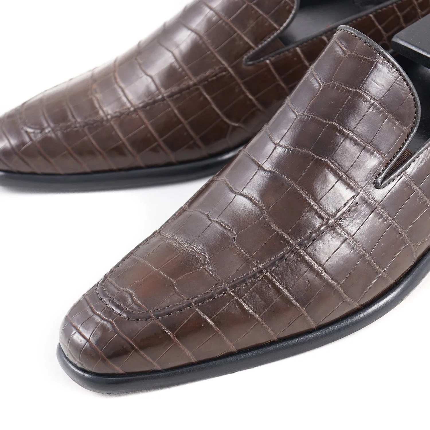 Zilli Chaussures Richelieu en Pleine Peau de Crocodile Vêtements_Zilli