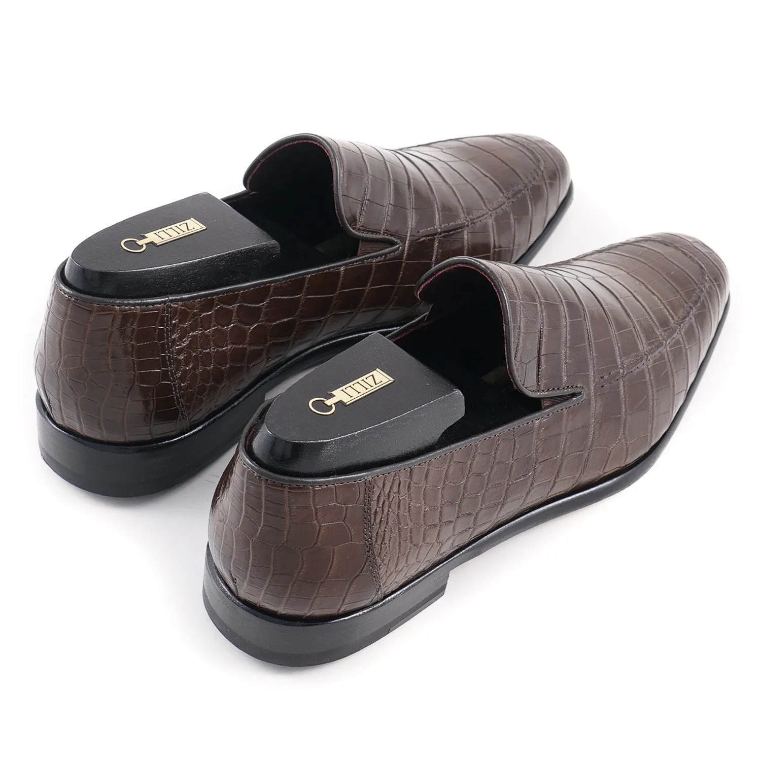 Zilli Chaussures Richelieu en Pleine Peau de Crocodile Vêtements_Zilli