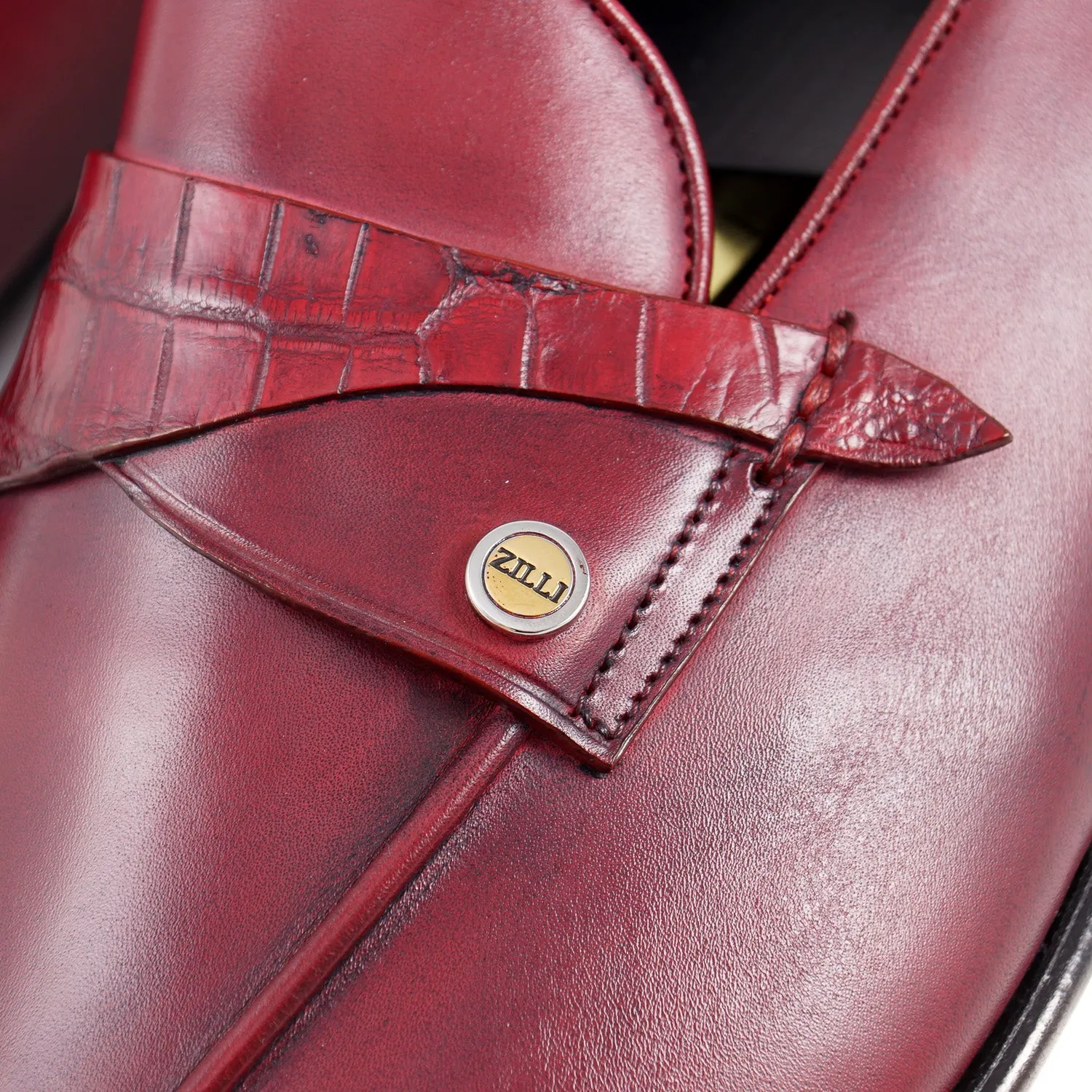 Loafer en cuir de crocodile Zilli et veau - Vêtements Zilli