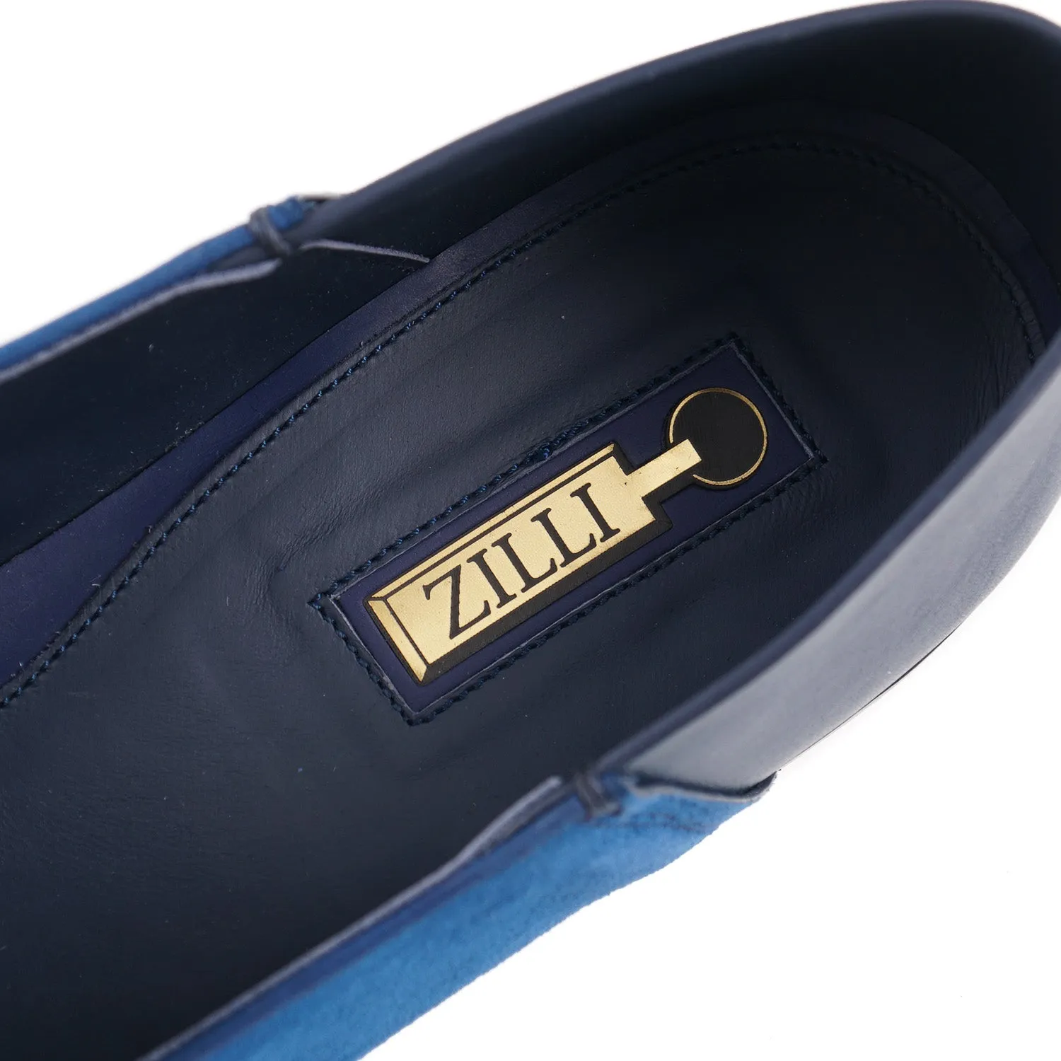 Mocassins Zilli en Suède et Cuir de Veau