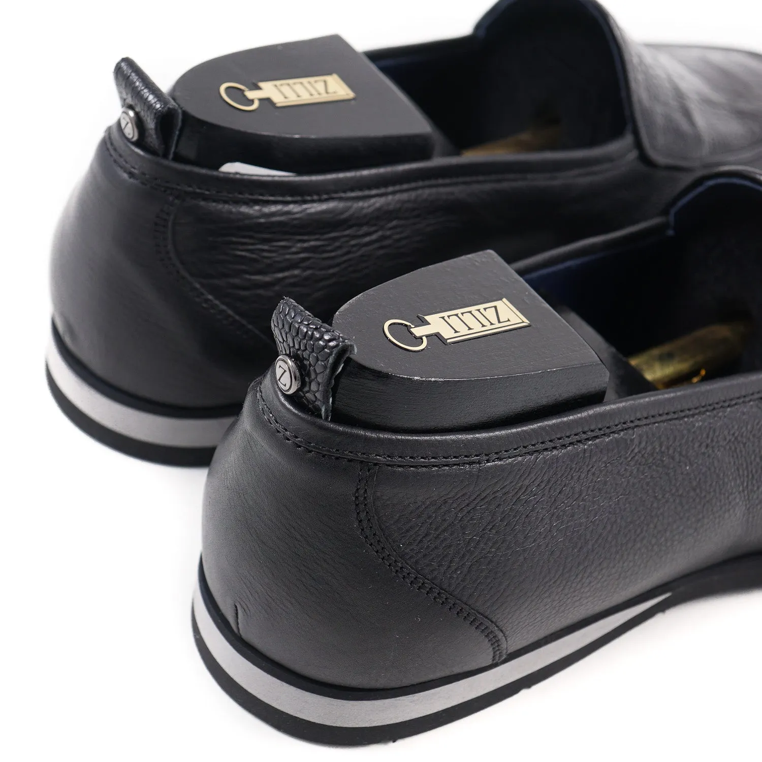 Mocassins en cuir d'autruche et de veau Zilli Vêtements_Zilli