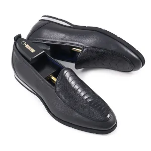 Mocassins en cuir d'autruche et de veau Zilli Vêtements_Zilli