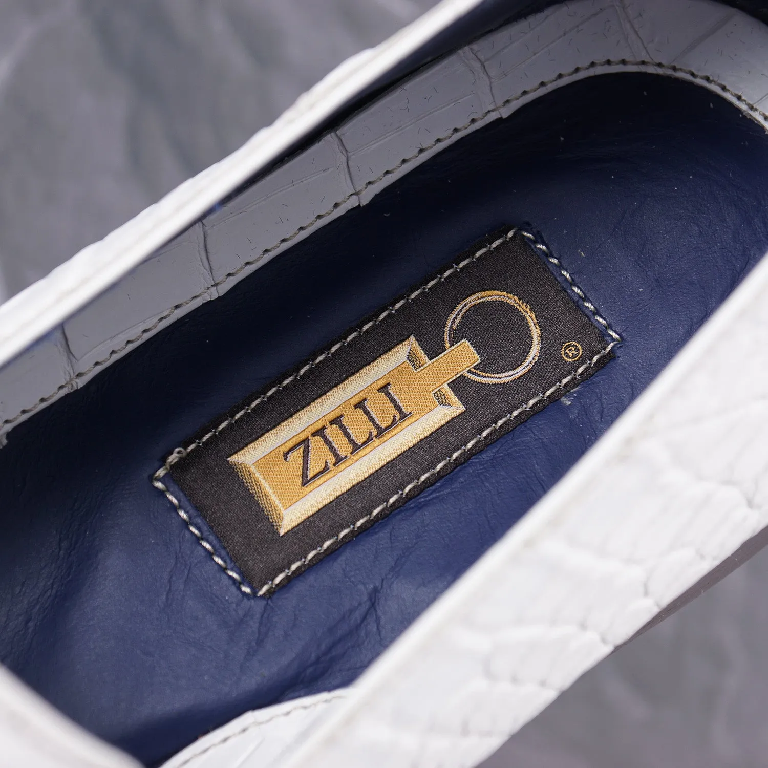 Zilli White Mocassins en Crocodile Complet Vêtements_Zilli